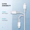 Ugreen 10493 USB-C uz Lightning kabelis 1 m Balts