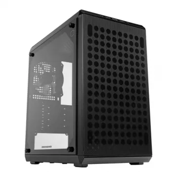 COOLER MASTER MasterBox Q300L V2 Melns – Mikro-ATX korpuss
