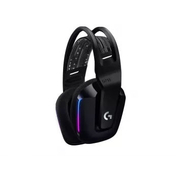 LOGITECH G733 Lightspeed Bezvadu RGB Spēļu Austiņas Melna