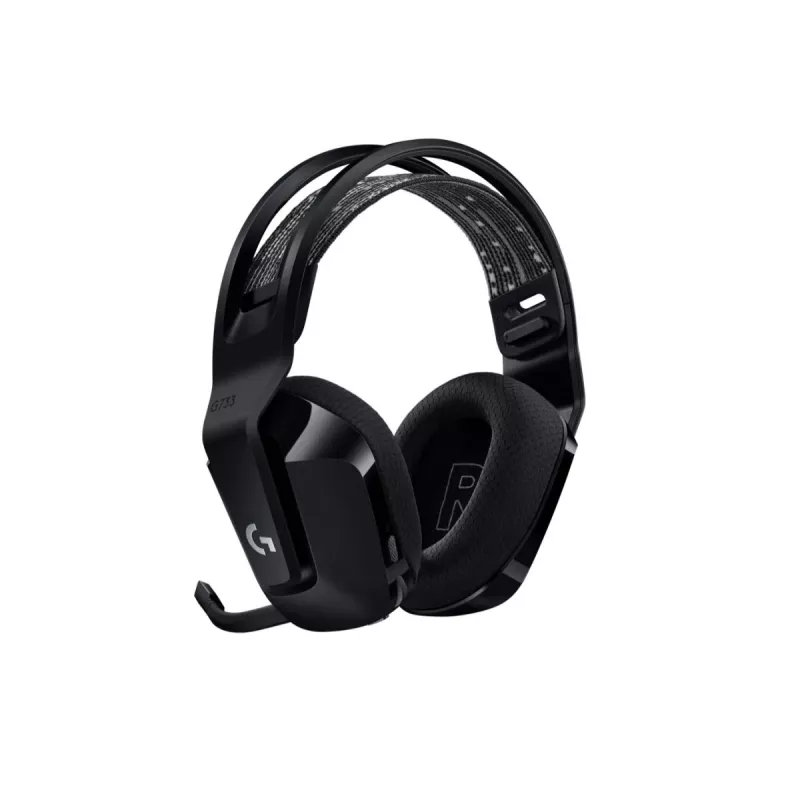 LOGITECH G733 Lightspeed Bezvadu RGB Spēļu Austiņas Melna