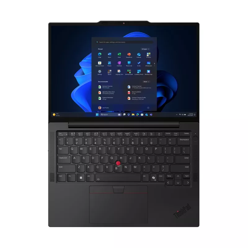 Portatīvais dators Lenovo ThinkPad X13 Gen 6 (Intel) — Intel Core Ultra 7 255U, 13,3 collu WUXGA, 32GB LPDDR5x, 1TB SSD, 5G, Windows 11 Pro, Melns
