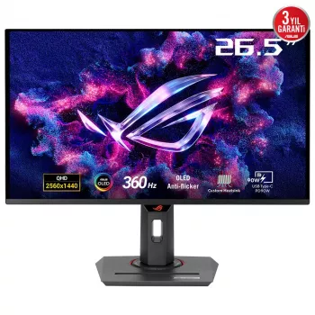 ASUS ROG Strix OLED XG27ACDNG spēļu monitors 67,3 cm (26,5 collas) 2560 x 1440 pikseļi QHD QD-OLED Melns