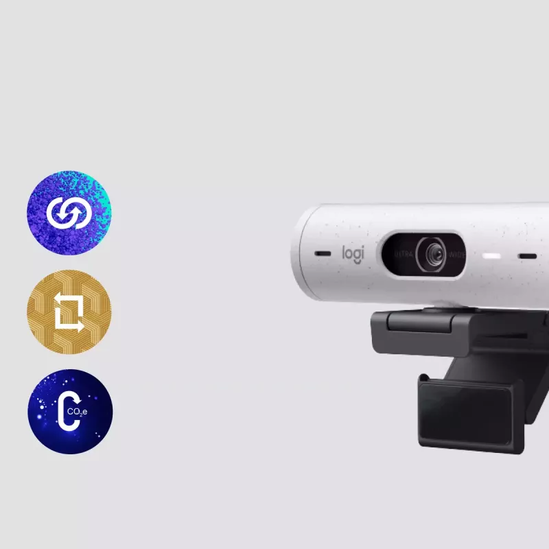Logitech Brio 500 tīmekļa kamera Full HD 4MP USB-C balta