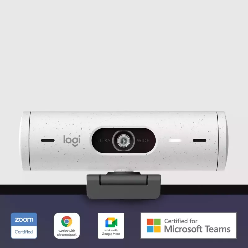 Logitech Brio 500 tīmekļa kamera Full HD 4MP USB-C balta