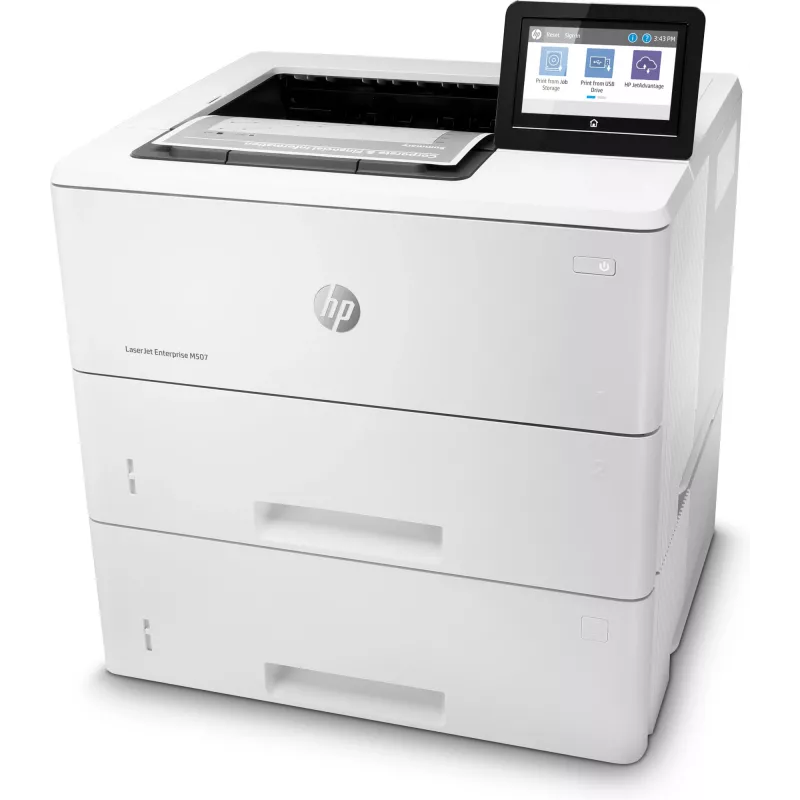 HP LaserJet Enterprise M507x lāzerprinteris, 1200 x 1200 DPI, A4, 43 ppm, dupleksā druka, tīkla gatavs