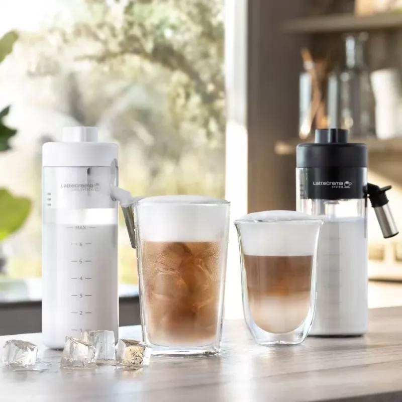 Kombinētā kafijas automāts De’Longhi ECAM450.86.T — pilnībā automātisks, 1.8 L ūdens tvertne, 300 g pupiņu tvertne, 19 bāri, iebūvēta dzirnaviņa, TFT displejs