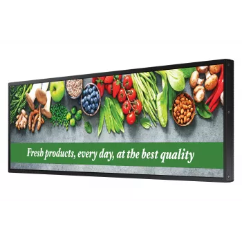 Samsung SH37C panorāmas dizaina LCD displejs 94 cm (37 collas) Wi-Fi 700 cd/m² Melns Tizen 7.0 24/7