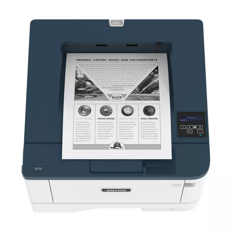 Xerox B310 A4 40ppm Bezvadu Dupleksā Printeris PS3 PCL5e/6 2 Paplātes Kopā 350 Lapas