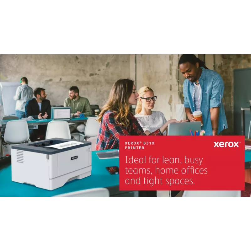 Xerox B310 A4 40ppm Bezvadu Dupleksā Printeris PS3 PCL5e/6 2 Paplātes Kopā 350 Lapas