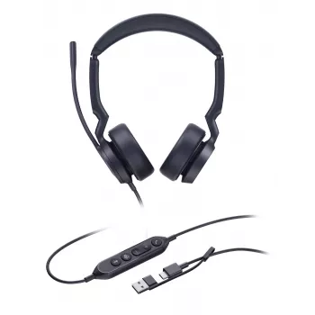 Yealink UH44 Dual Teams USB-C/A austiņas