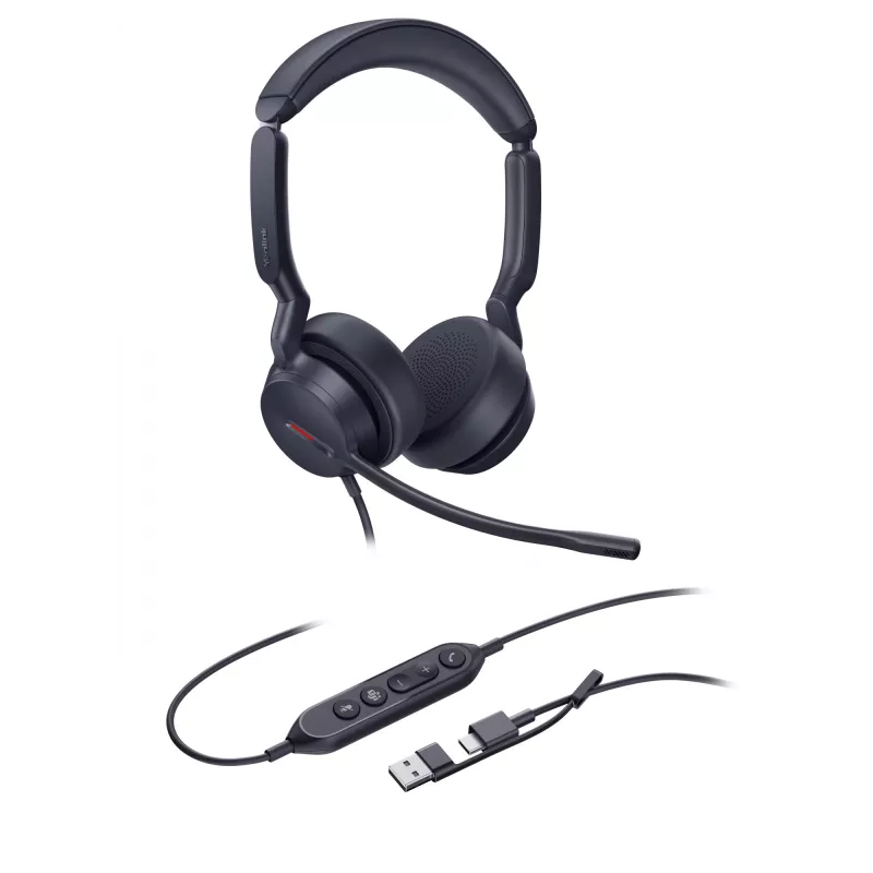 Yealink UH44 Dual Teams USB-C/A austiņas