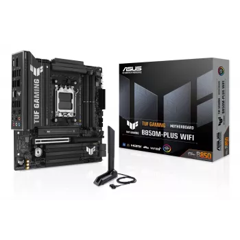 ASUS TUF GAMING B850M-PLUS WIFI AMD B850 Socket AM5 micro ATX mātesplate