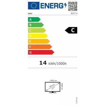 Acer Vero B7 B277Gbmiprzx monitors 27 colli Full HD LCD 1920 x 1080