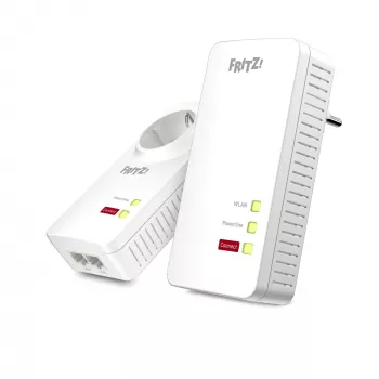 Powerline FRITZ 1260E WLAN komplekts 1200 Mbit/s Ethernet LAN Wi-Fi Balts