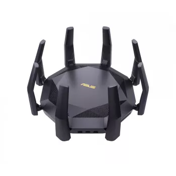 ASUS RT-AX89X AX6000 AiMesh bezvadu maršrutētājs Ethernet Dual-band (2.4 GHz / 5 GHz) Melns