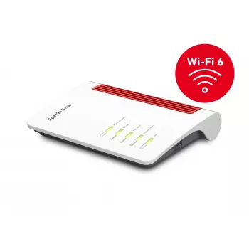 FRITZ!Box 4050 bezvadu maršrutētājs Gigabit Ethernet Divjoslu (2.4 GHz / 5 GHz) Melns, Balts