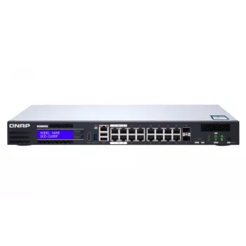 QNAP QGD-1600P Pārvaldāms Gigabit Ethernet (10/100/1000) PoE slēdzis 1U, melns, pelēks