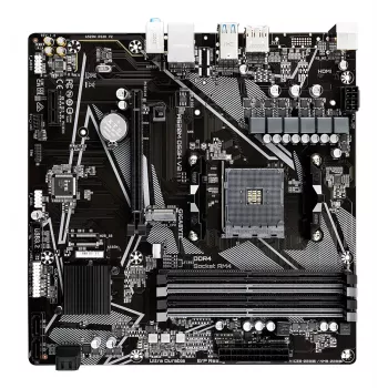 GIGABYTE A520M DS3H V2 mātesplate - atbalsta AMD Ryzen 5000 sērijas AM4 CPU, līdz 4733MHz DDR4 (OC), PCIe 3.0 x16, GbE LAN, USB 3.2 Gen 1