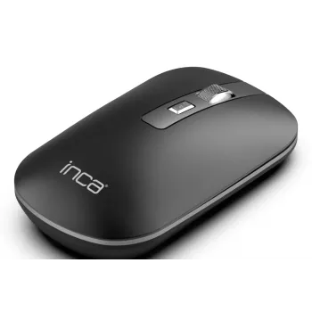 INCA bezvadu pele IWM-531RA - Bluetooth & RF 2.4GHz - 1600DPI - Melna/Sudraba