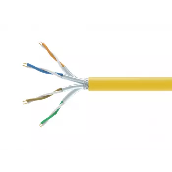 Tīkla kabelis EQUIP 404563 Cat7a S/FTP (S-STP) 1000 m, dzeltens, 10GBase-T