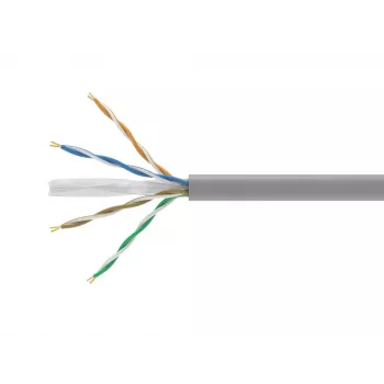 Tīkla kabelis EQUIP 404535 Cat6 U/UTP (UTP) pelēks, 305 m, 10/100/1000Base-T(X)