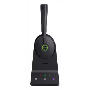 Yealink WH68 UC Bezvadu un vadu austiņas, 20 - 20000 Hz, Zvaniem/Mūzikai, 155 g, Melna