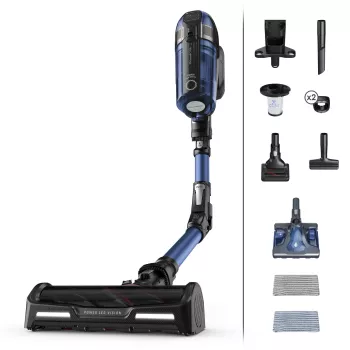 Rowenta RH98C0 2-in-1 kāta putekļsūcējs Akumulators Sausā&Slapjā Bezmaiss 0.9 L 320 W Zils, Pelēks