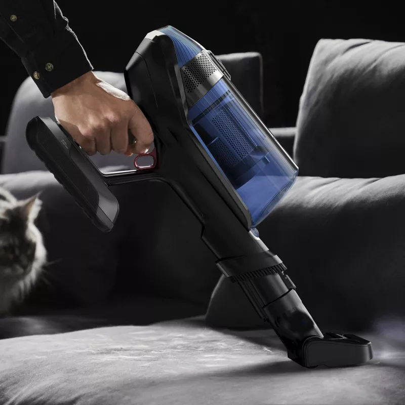 Rowenta RH98C0 2-in-1 kāta putekļsūcējs Akumulators Sausā&Slapjā Bezmaiss 0.9 L 320 W Zils, Pelēks