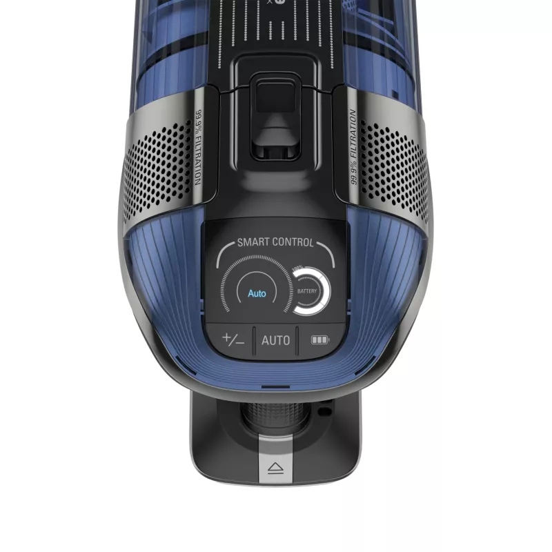 Rowenta RH98C0 2-in-1 kāta putekļsūcējs Akumulators Sausā&Slapjā Bezmaiss 0.9 L 320 W Zils, Pelēks
