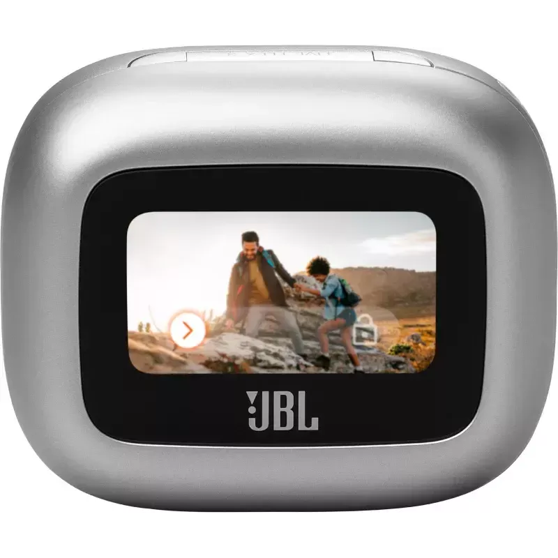 JBL Live Flex 3 Bezvadu Iekšauss Austiņas Zvanu/Mūzikas/Sporta/Ikdienas Bluetooth Sudraba