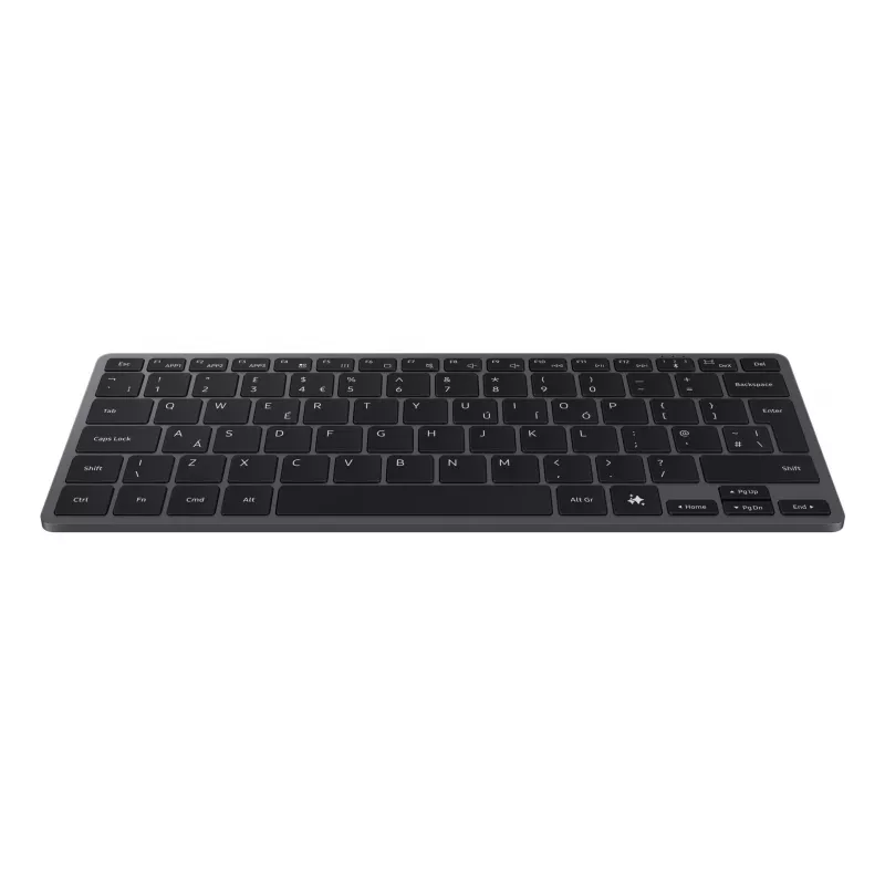 Bezvadu Bluetooth tastatūra Samsung EJ-B7800BBEGDE tumši pelēka — universāla viedā tastatūra