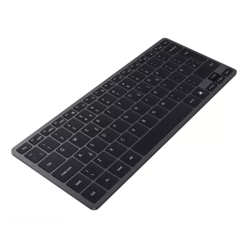 Bezvadu Bluetooth tastatūra Samsung EJ-B7800BBEGDE tumši pelēka — universāla viedā tastatūra