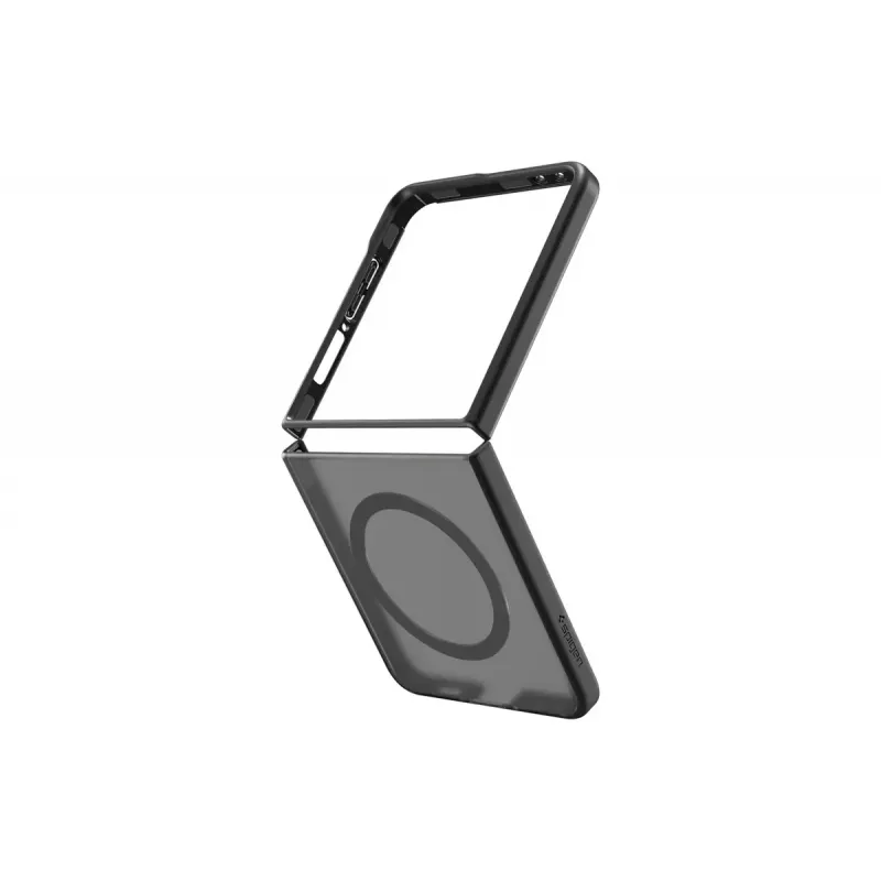 Flip maciņš Samsung Galaxy Z Flip7 — Spigen Capella Pro, caurspīdīgs, PC+TPU, 6.9 collu ekrānam