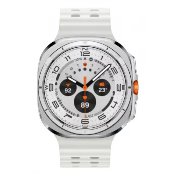 Samsung Galaxy Watch Ultra 3,81 cm (1,5 collu) AMOLED 47 mm Digitāls 480 x 480 pikseļi Skārienekrāns 4G Balts Wi-Fi GPS (satelīts)