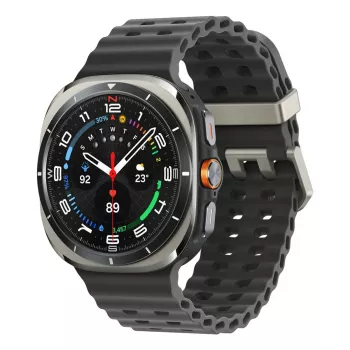 Samsung Galaxy Watch Ultra 3.81 cm (1.5 collu) AMOLED 47 mm Digitāls 480 x 480 pikseļi Skārienekrāns 4G Sudrabs Wi-Fi GPS (satelīts)