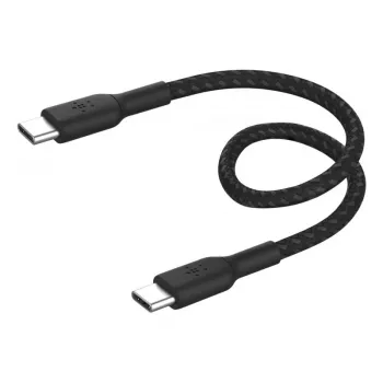 USB kabelis Belkin BoostCharge USB 2.0 0.15 m USB C Melns