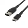 BELKIN USB-A uz USB-C kabelis 2m Melns