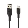 BELKIN USB-A uz USB-C kabelis 2m Melns