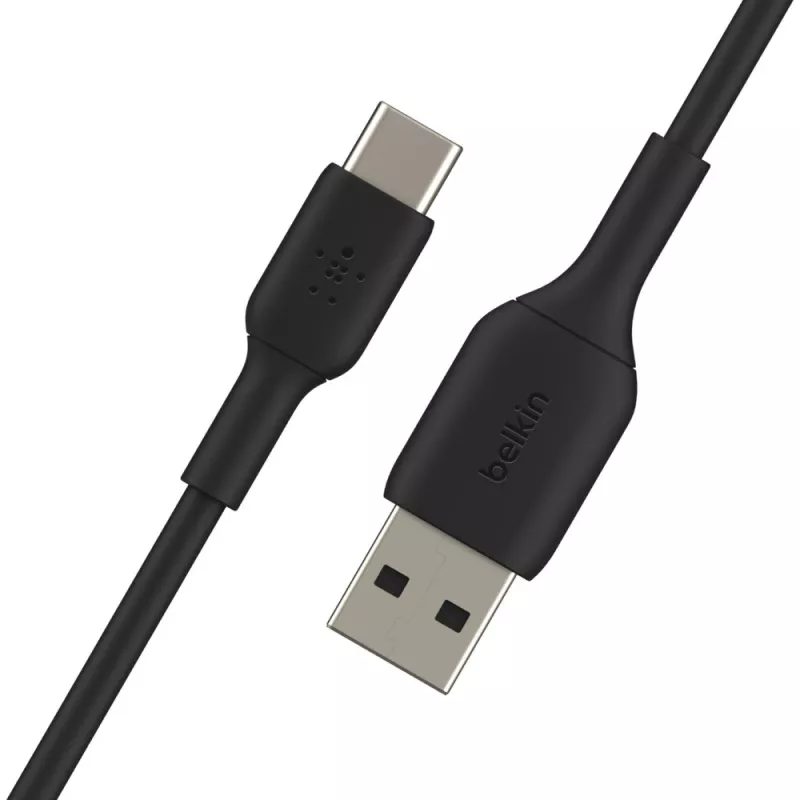 BELKIN USB-A uz USB-C kabelis 2m Melns