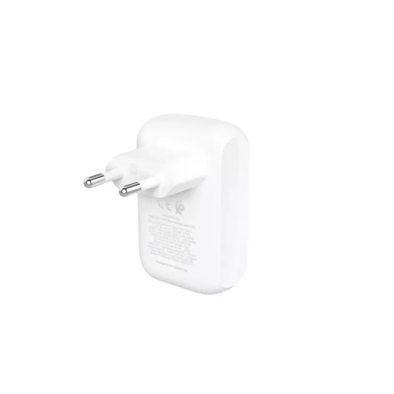 BELKIN BoostCharge 42W-30W USB-C + 12W Divu Portu Sienas Lādētājs Balts