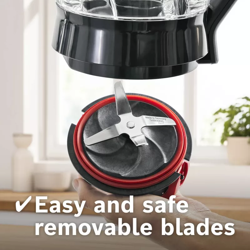 Bosch Serie 4 MMB6177S blender 1.5 L galda blenderis 1200 W Melns, Sudrabs