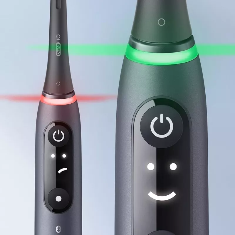 Oral-B iO elektriskā zobu birste Pieaugušajiem Rotējoša Melna