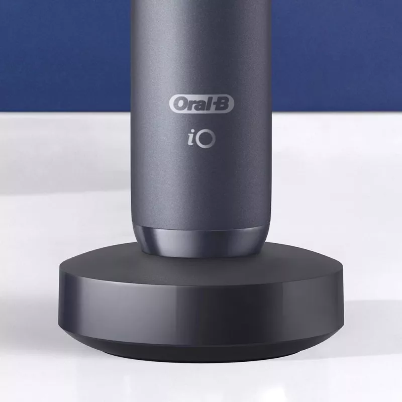 Oral-B iO elektriskā zobu birste Pieaugušajiem Rotējoša Melna