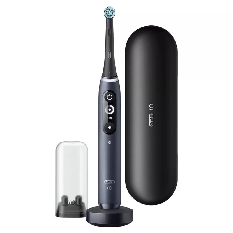 Oral-B iO elektriskā zobu birste Pieaugušajiem Rotējoša Melna