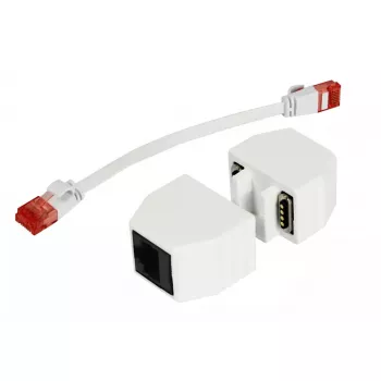 ALLNET ALL-RJ45-MAGNET magnētiskais RJ45 savienotājs balts 90W