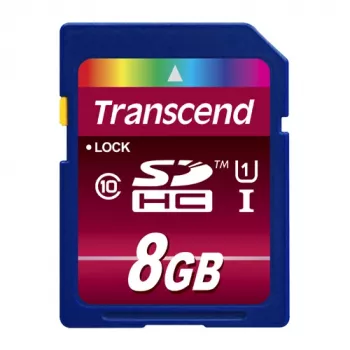 Transcend 8GB SDHC Class 10 UHS-I 600x atmiņas karte TS8GSDHC10U1