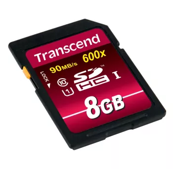 Transcend 8GB SDHC Class 10 UHS-I 600x atmiņas karte TS8GSDHC10U1