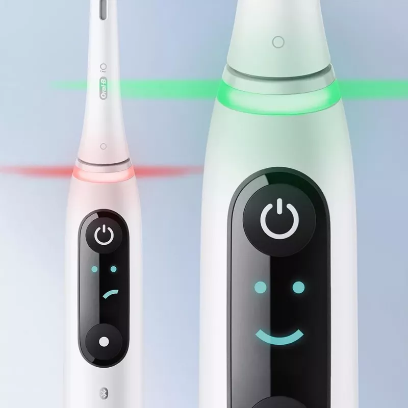 Oral-B iO elektriskā zobu birste pieaugušajiem Rotējoša birste Balta
