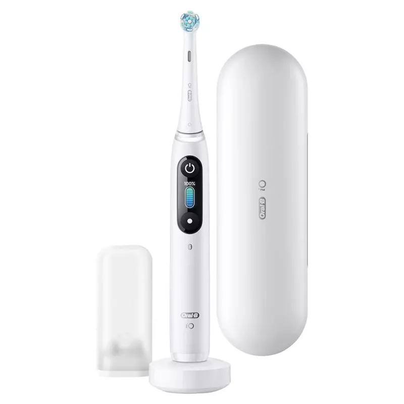 Oral-B iO elektriskā zobu birste pieaugušajiem Rotējoša birste Balta