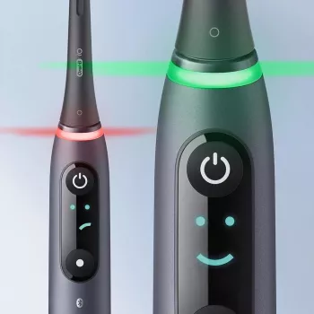 Oral-B iO elektriskā zobu birste Pieaugušajiem Rotējoša birste Melna